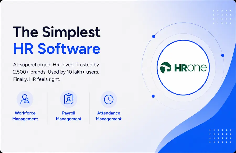 The HROne dashboard