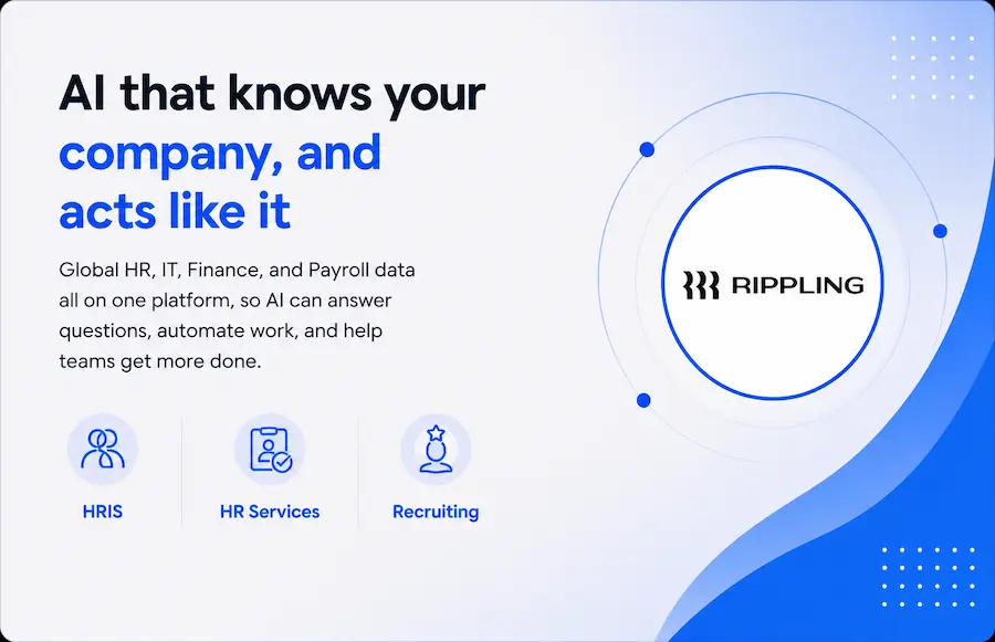 The Rippling dashboard