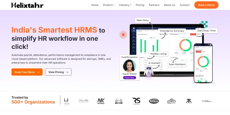 HelixtaHR ΓÇô Best HRMS Software for Startups & Growing Businesses