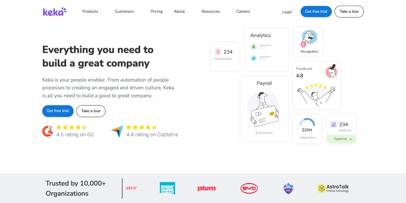 Keka ΓÇô Best for Mid-Size Companies with Structured HR Teams