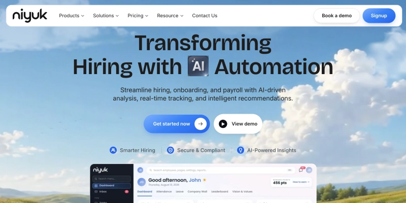 Niyuk AI Smart HRMS & Payroll Automation for Growing Businesses